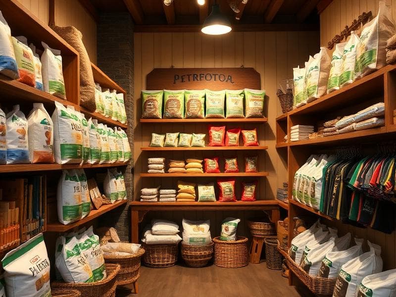 Interior de la tienda